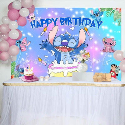 Stitch Birthday Backdrop (x1u)