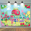 Backdrop Strawberry Shortcake Birthday (x1u)