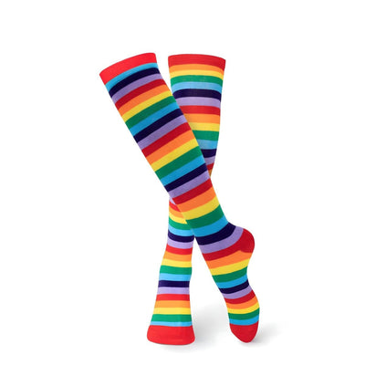Striped Cotton Socks for Adults
