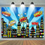 Superhero Cityscape Backdrop