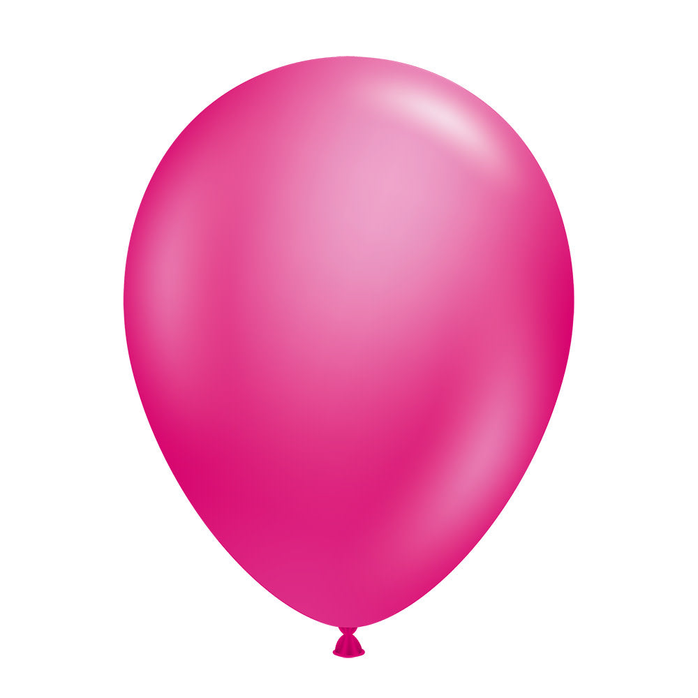 Tuftex Balloons 11" Met. Fuchsia 100ct