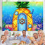Spongebob Under The Sea Pineapple House Backdrop (x1u)