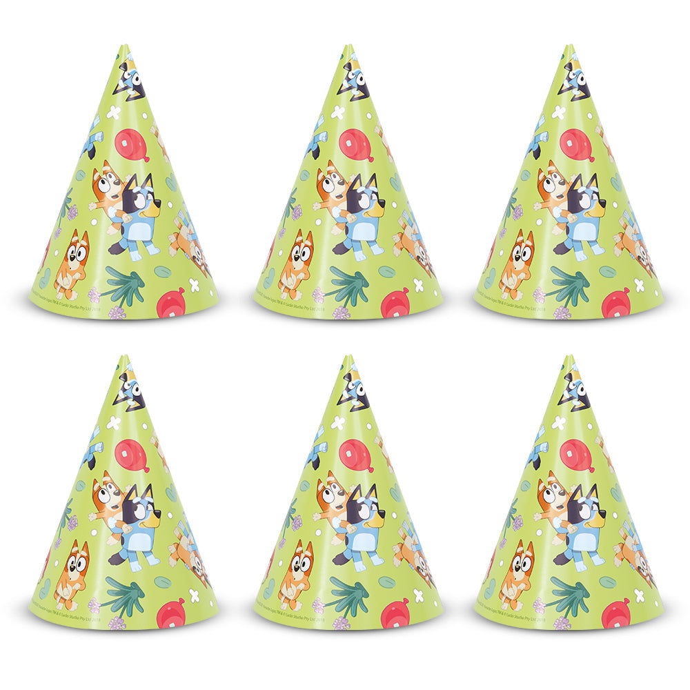 Bluey Party Hats (x8u)