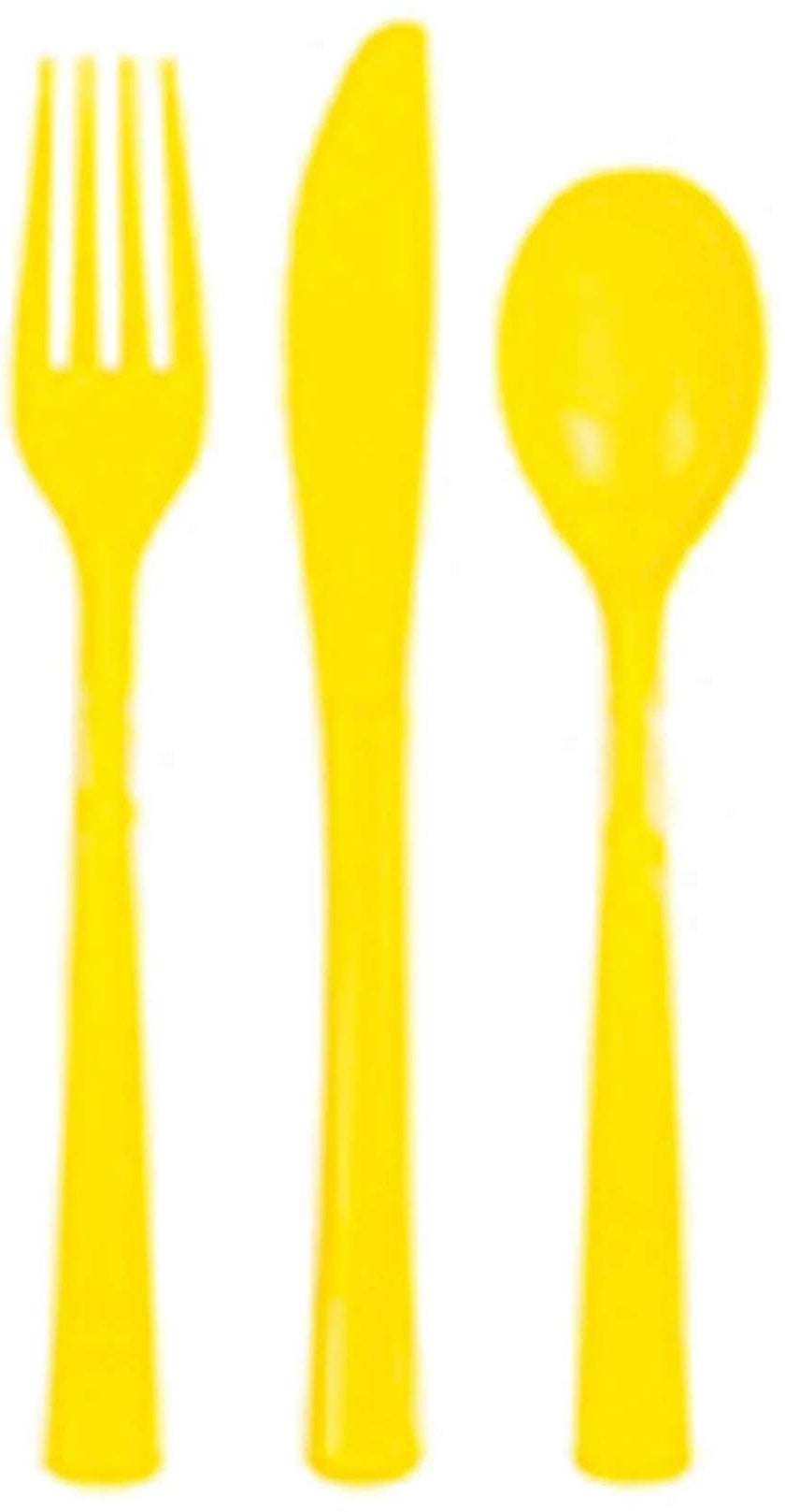 Neon Yellow Cutlery 18ct
