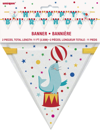 Circo Banner "Happy Birthday" (x1u)