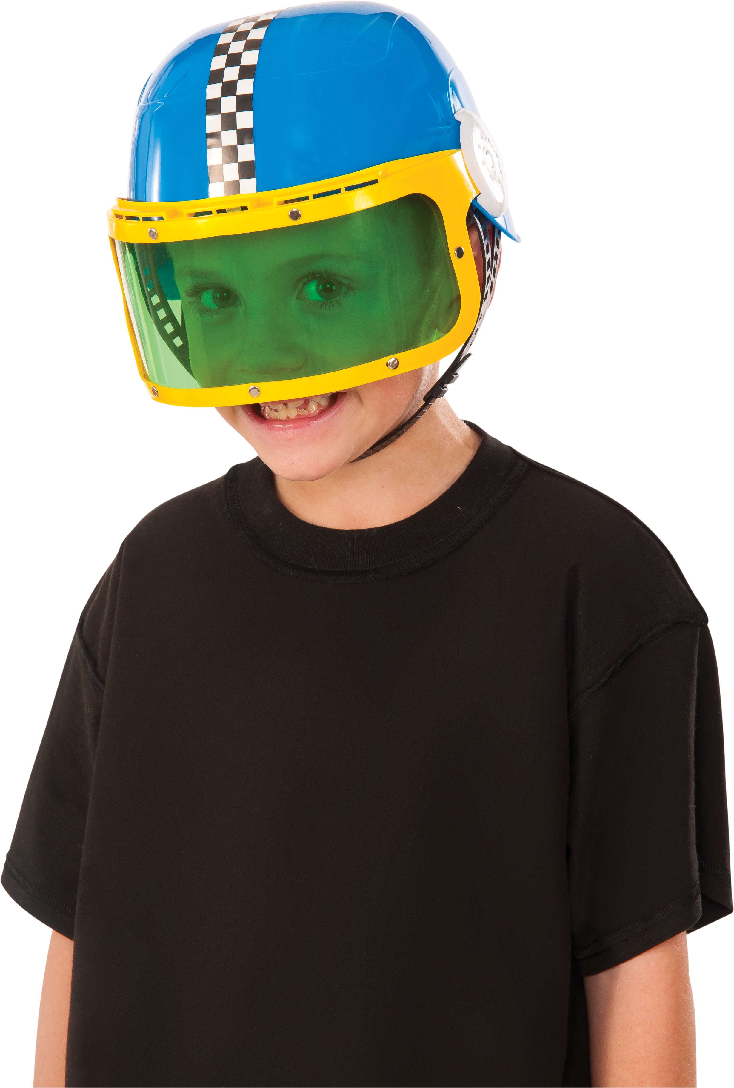 Kids Racing Car Helmet-Blue – Fiesta Warehouse