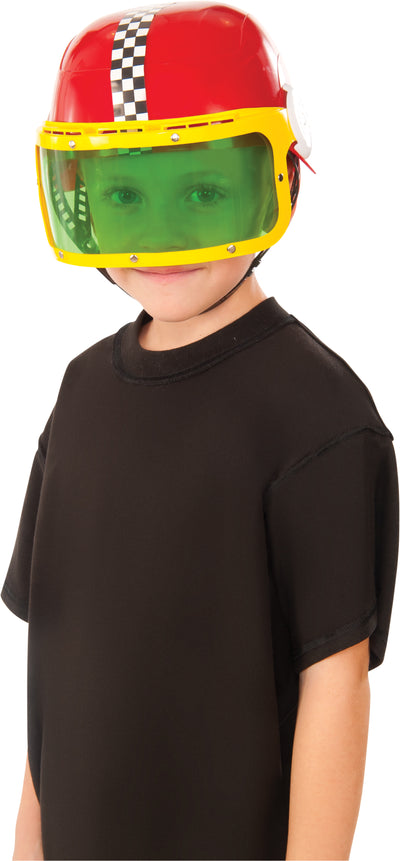 Kids Race Car Helmet-Red