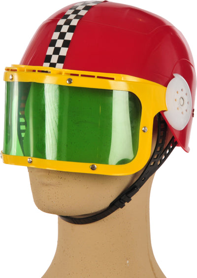 Kids Race Car Helmet-Red