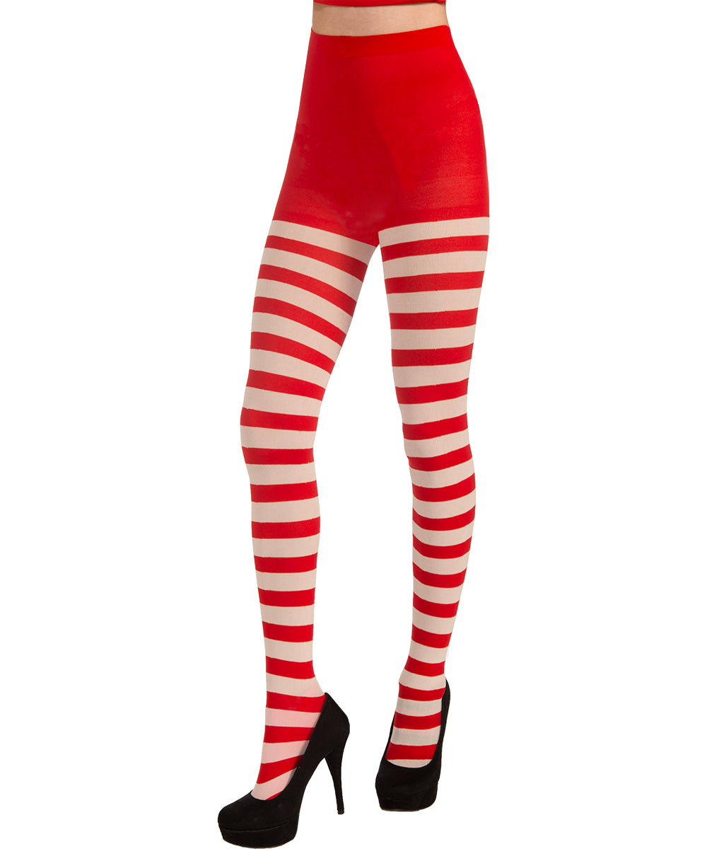 Christmas Striped Tights