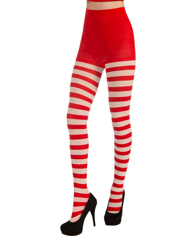Christmas Striped Tights