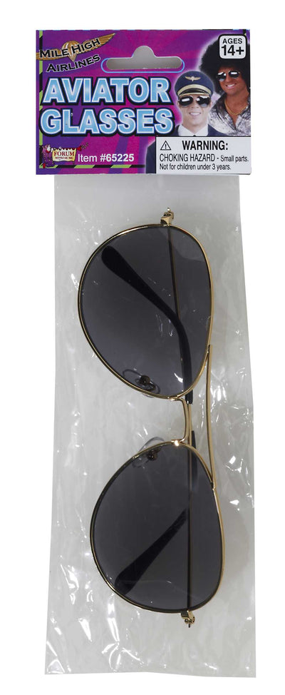 Aviator Glasses - Gold
