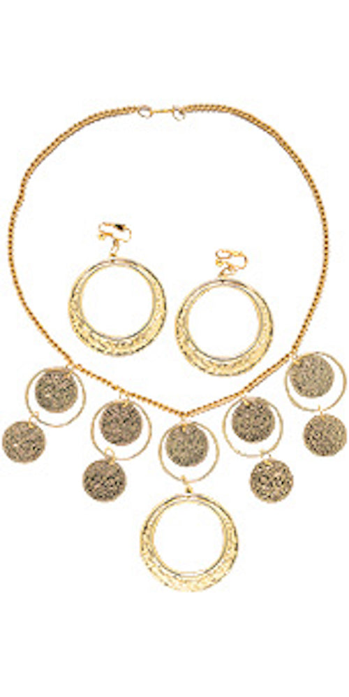 Goldtone Necklace/Earring Set