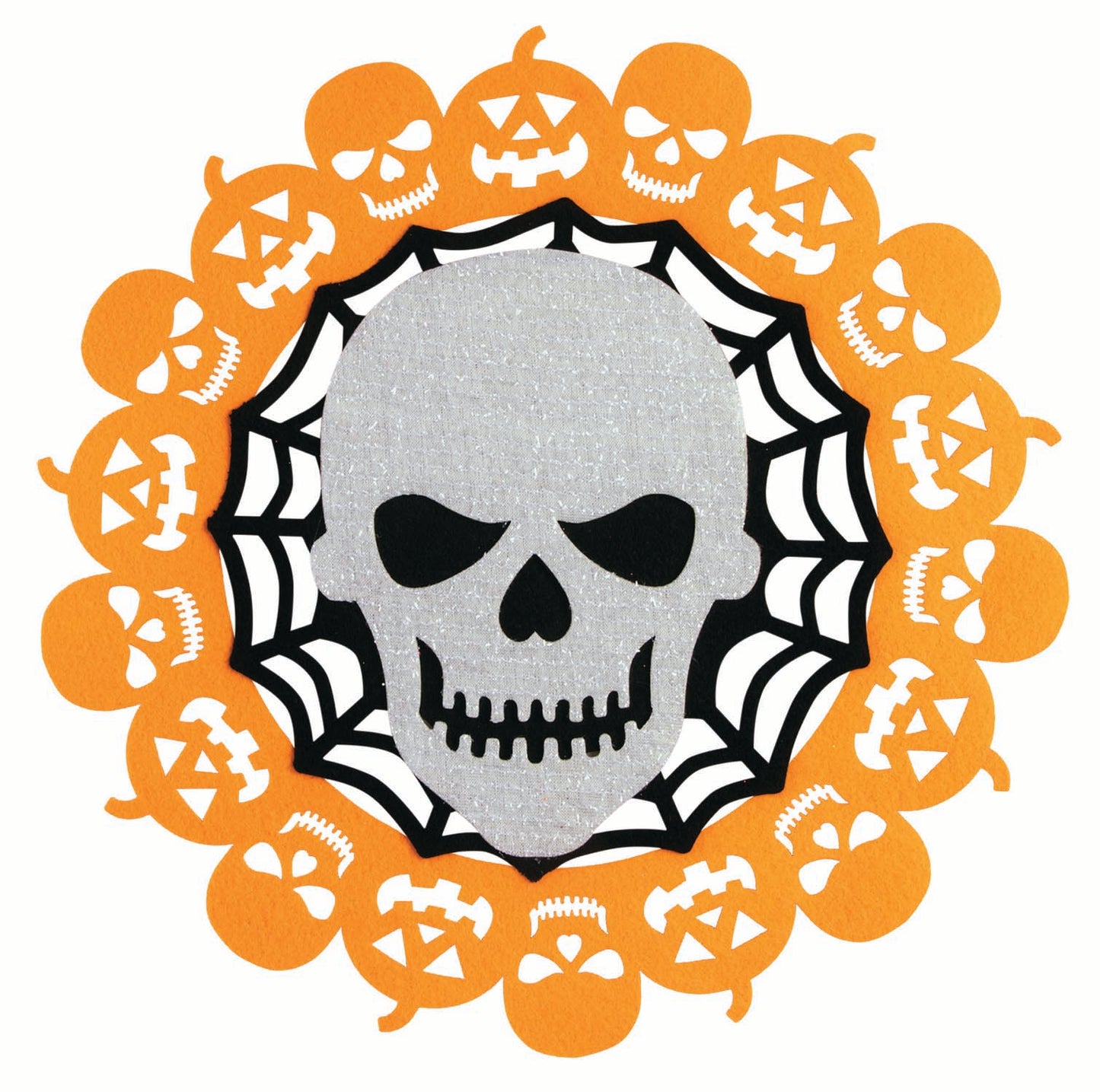 Felt Decoration - Skull