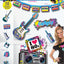 80s Party Decor Kit Retro Vintage (x10u)