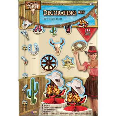 Way Out West Decor Kit 10pc