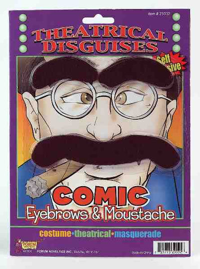Comic Eyebrows and Moustache