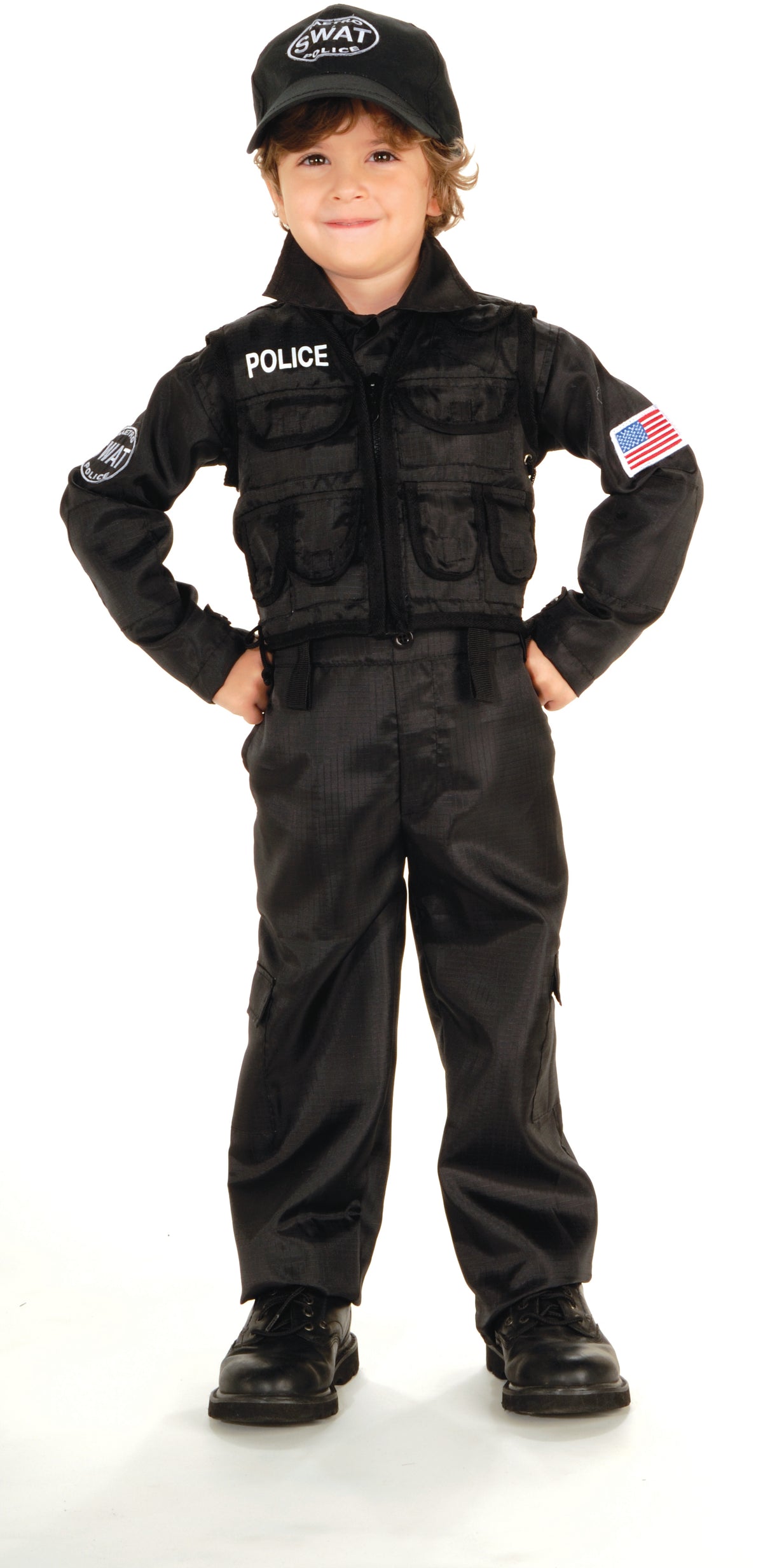 S.W.A.T. Police Officer Kids Costume
