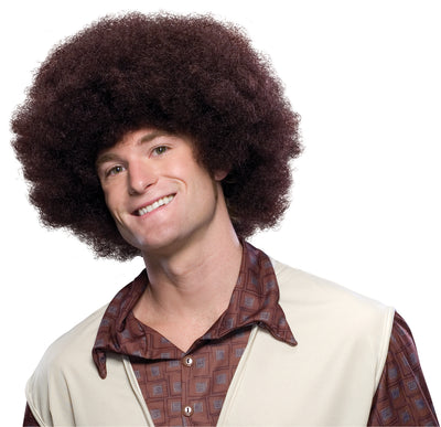 Adult Brown Afro Wig