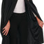 Cape with Collar Black Kids 36”