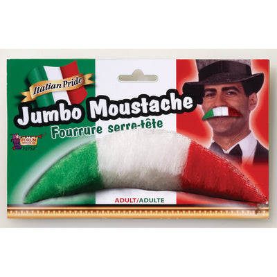 Italian Tri-Color Moustache