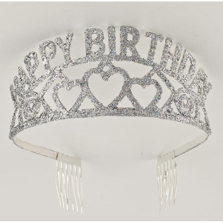 Glitter Tiara-Happy Birthday