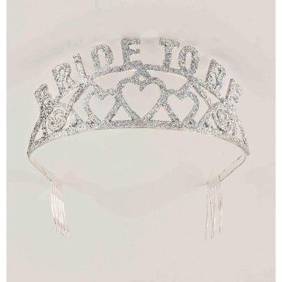 Bride To Be-Glitter Tiara-Silver
