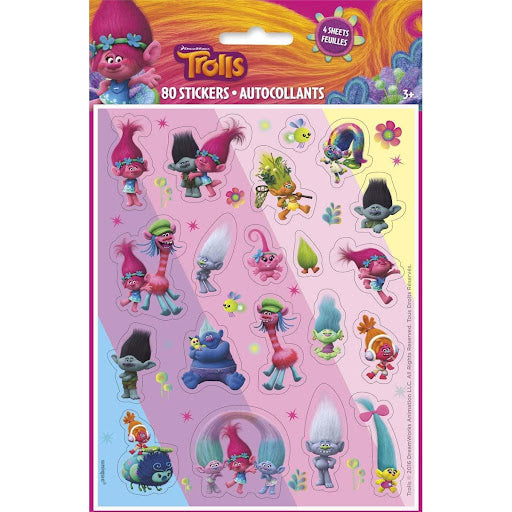 Trolls Stickers (80 u)