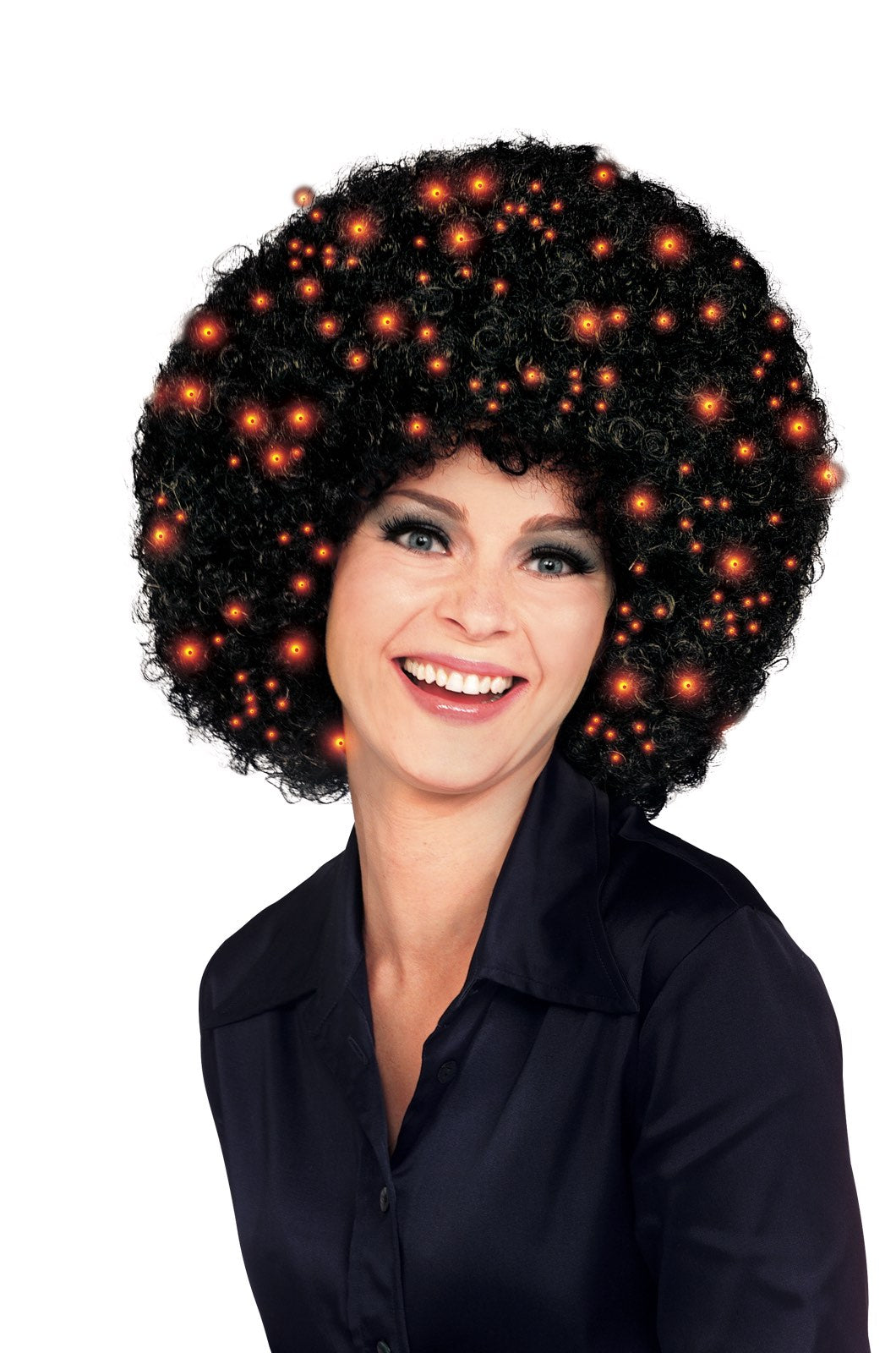 Fiber Optic Afro Wig