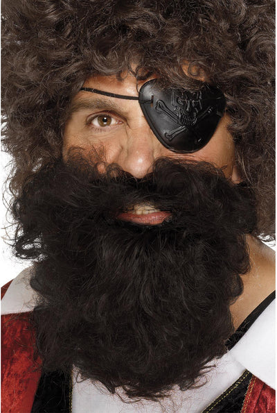 Deluxe Pirate Beard Brown