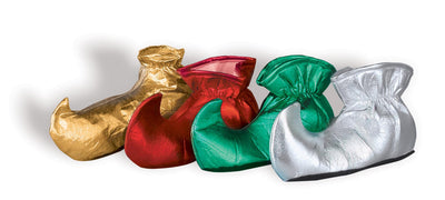 Fabric Elf Shoes-Gold