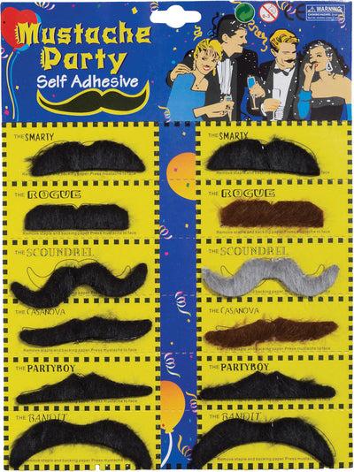 Moustache Card-12pcs