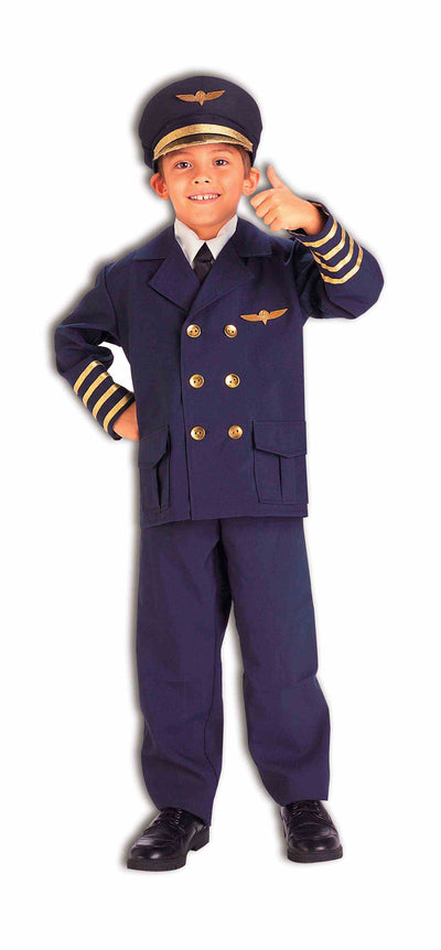 Airline Pilot Kids Costume