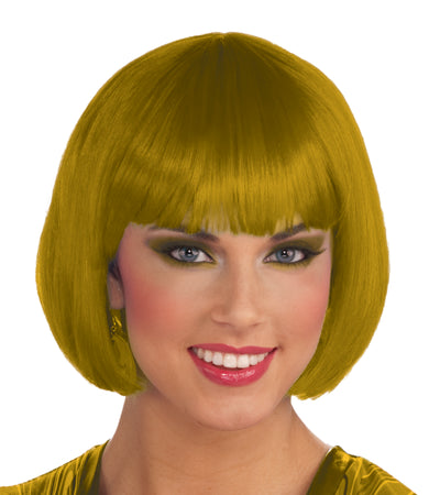 Bob With Tinsel Wig Gold