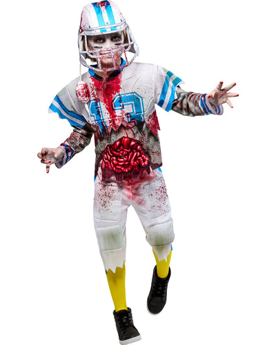 Zombie Football Player Kids Costume
