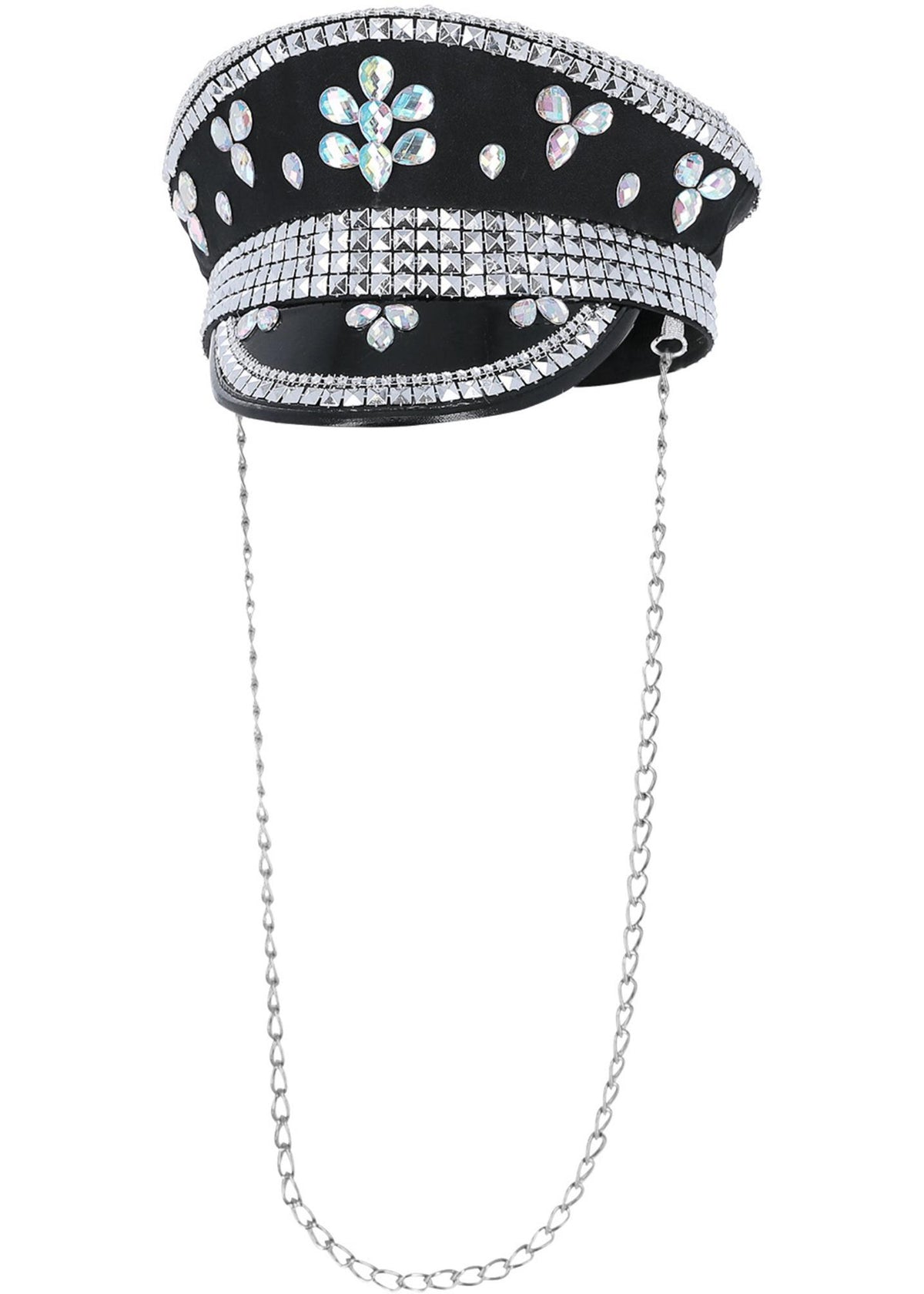 Deluxe Sequin Captain Hat (x1u)