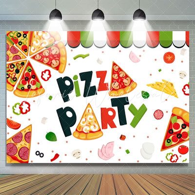 Backdrop Pizza Party Vegetable