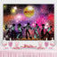 Vintage 70s Disco Dancer Night Party Backdrop
