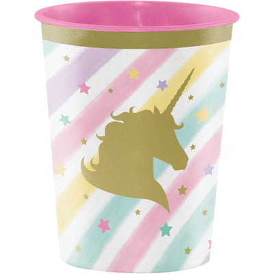 Vaso Plastico Unicornio