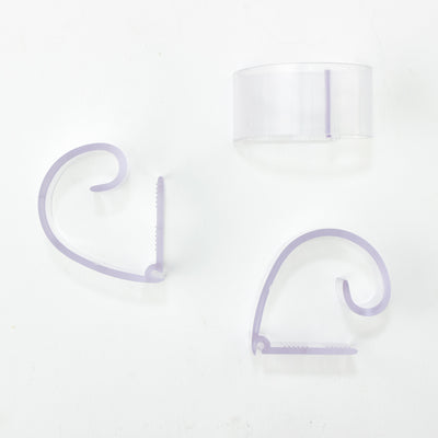 Clips Transparentes de Plástico Para Mesa Y Falda