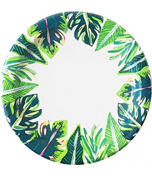 Platos Redondos Luau Hawaiano