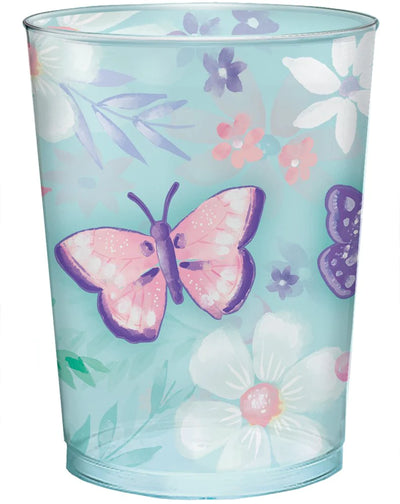 Butterfly Vaso Plástico Reutilizable 16oz