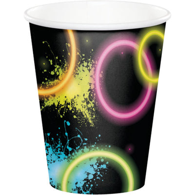 Glow Party Vasos 9oz (x8u)