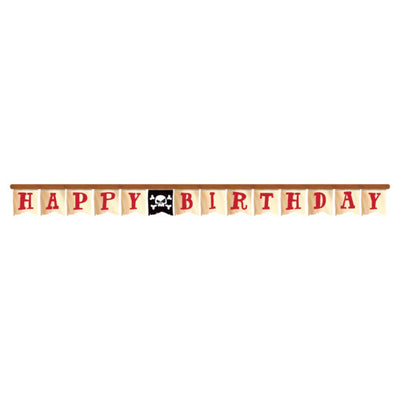 banderin HBD tesoro pirata