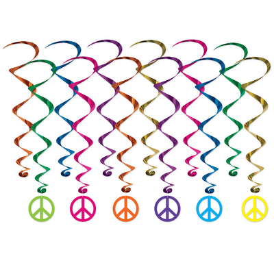 Peace Sign Whirls