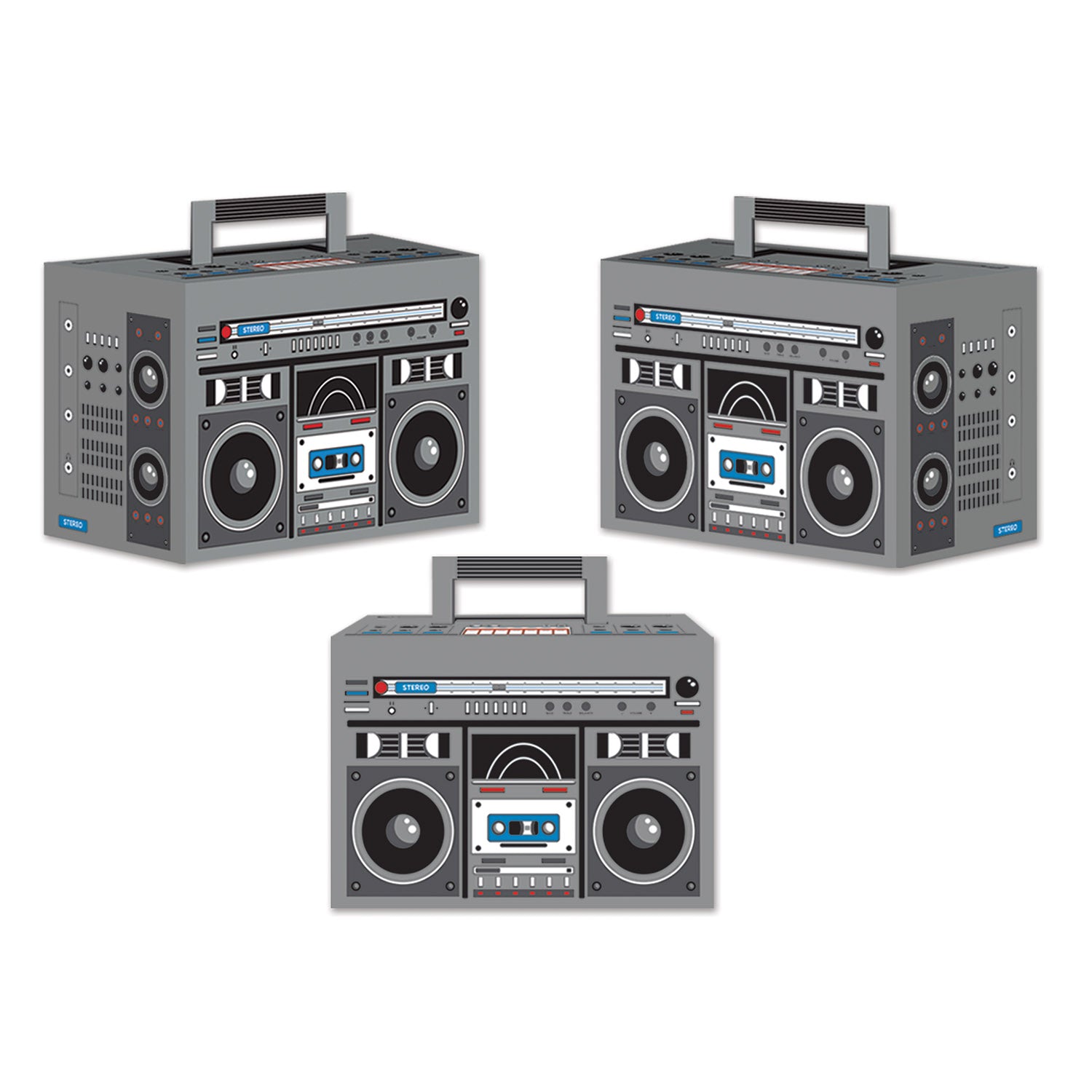 Boom Box Handle Boom Box Favor Boxes – Fiesta Warehouse