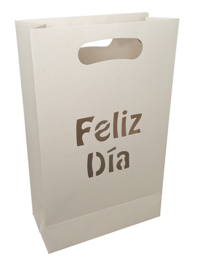 BOLSAS GRANDE FELIZ DIA EARPACK (BEIGE)