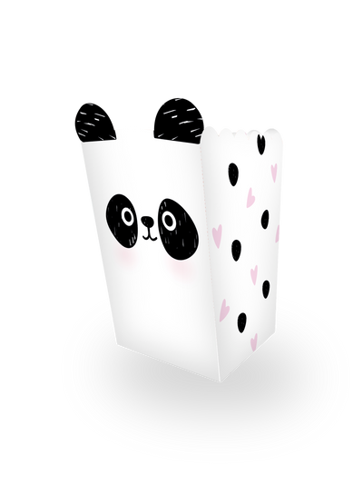 CAJA CRISPETERA X 6 UD PANDA NIÑA