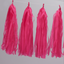 Guirnalda Borlas de Papel Fucsia