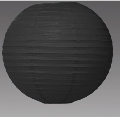 Linterna Farol de Papel  18" Negro