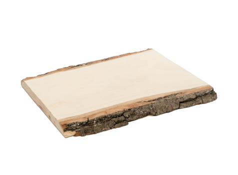 Rebanada Rectangular de Madera Natural Alamo 13" x 11“